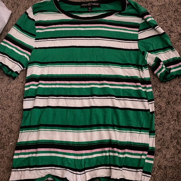 green striped shirt. SUPER SOFT - Picture 1 of 4
